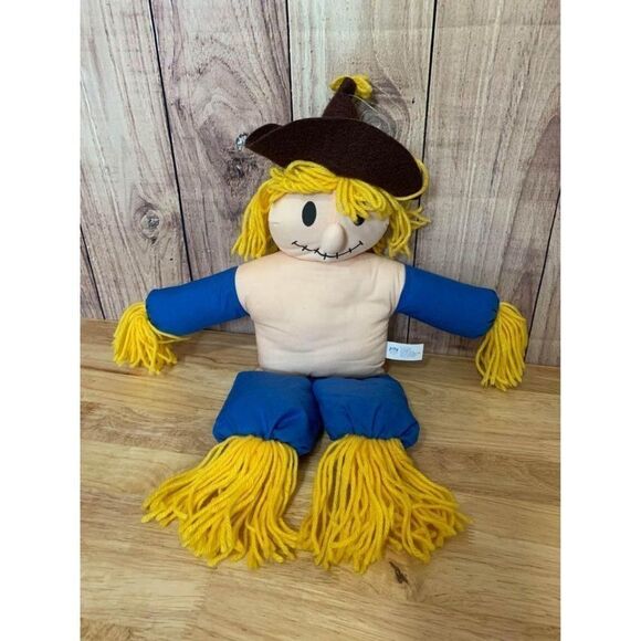 Vintage 1988 Jolly USA Toys Cloth Scarecrow 18” - Picture 1 of 6